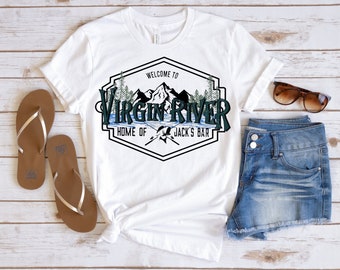 Ready To Press - Virgin River Jacks Bar SUBLIMATION TRANSFER