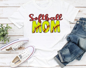 Listo para Imprimir - Softball Mama TRANSFERENCIA DE SUBLIMACIÓN