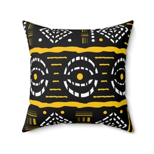 African Tribal Culture Pillow , Ankara Print Cushion, African Print Pillow , Afrocentric Home Decor