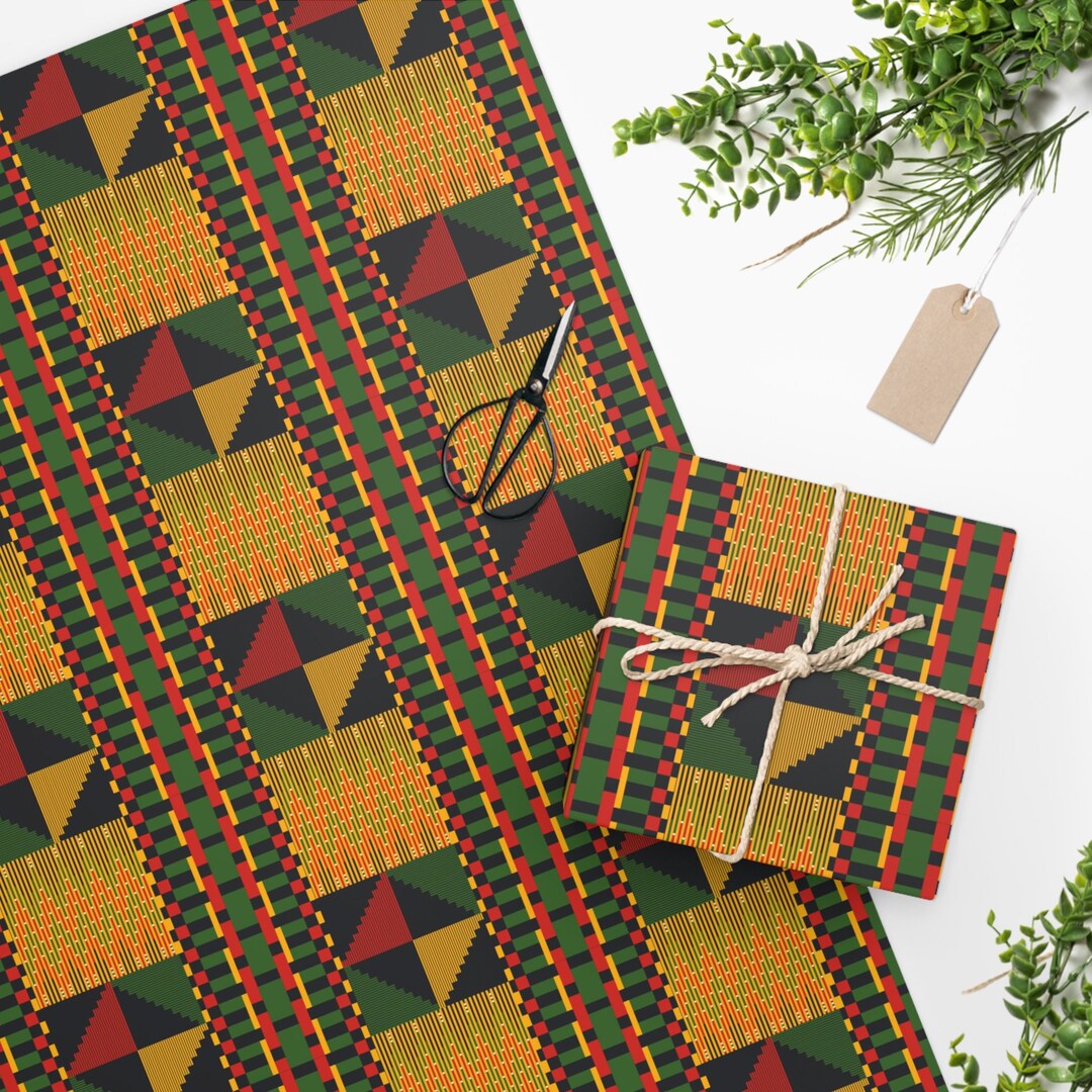 African Print Wrapping Paper /gift Wrapping Sheet/ Ethnic Print