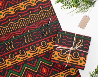African Print Wrapping Paper /Gift Wrapping Sheet/ Ethnic Print Wrapping Paper/ African American Gift Wrap/ Ankara Gift Wrap/ 36"/60"
