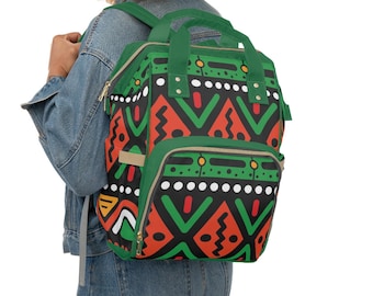 Ankara Pattern Diaper Bag/Ankara Print Backpack/ Ankara Texture/Diaper Bags/Diaper Bag Backpacks/Baby Gifts/Unisex Baby Shower Gift /