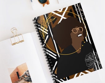 Journal de femme noire, Journal de fille noire, Blogueur, Journal, Carnet à spirale, Journal d’art afro-femme, Journal de mélanine, Unique Cadeau de femme noire