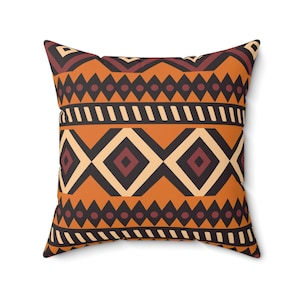 African Tribal Culture Pillow , Ankara Print Cushion,  African Print Pillow , Afrocentric Home Decor