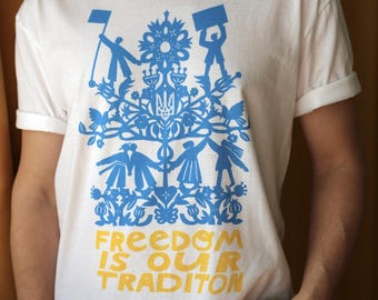 T-shirt Freedom Vytynanka pour LGBTQ Ukraine