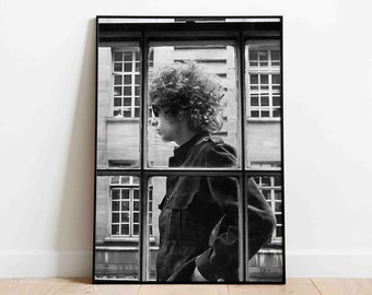 Bob Dylan Poster Print, American Blues Country Singer Vintage Retro Art Photography Premium Quality Picture Home Decor