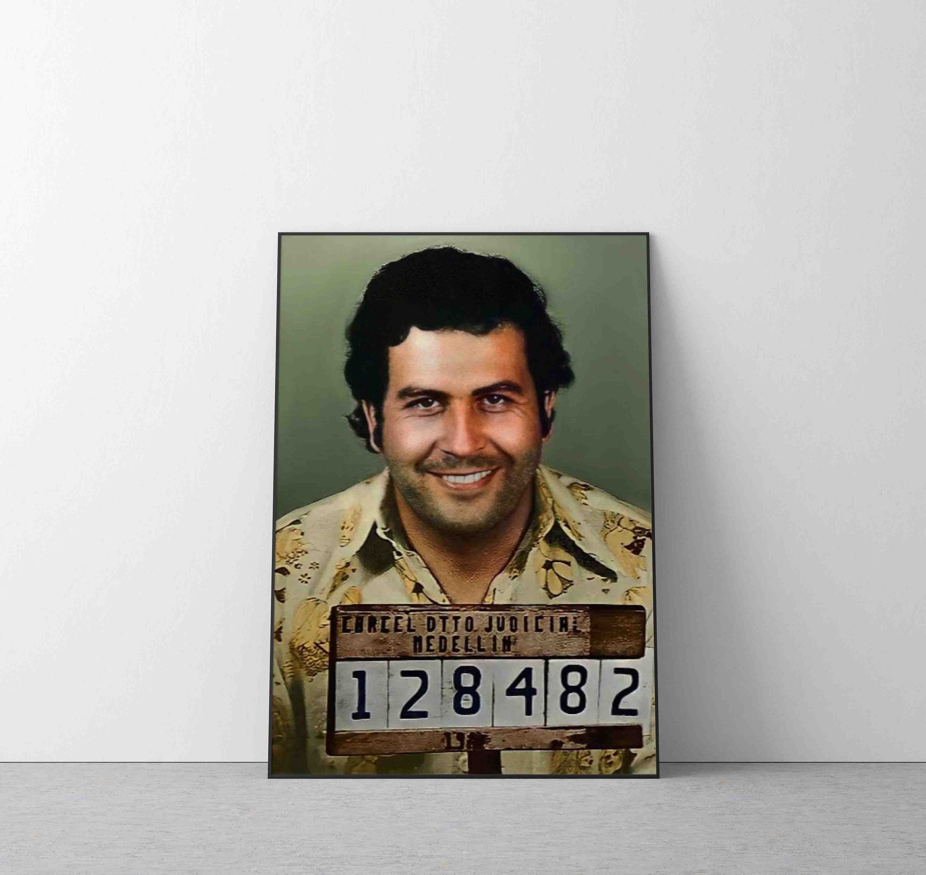 Escobar Text Pablo Escobar Mug Shot