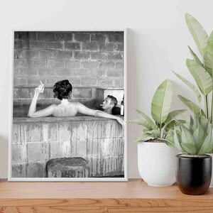 Steve McQueen Print, black and white Poster Bullitt Movie Actor Retro Vintage Classic Art Photography Premium Quality Picture Home Decor image 2
