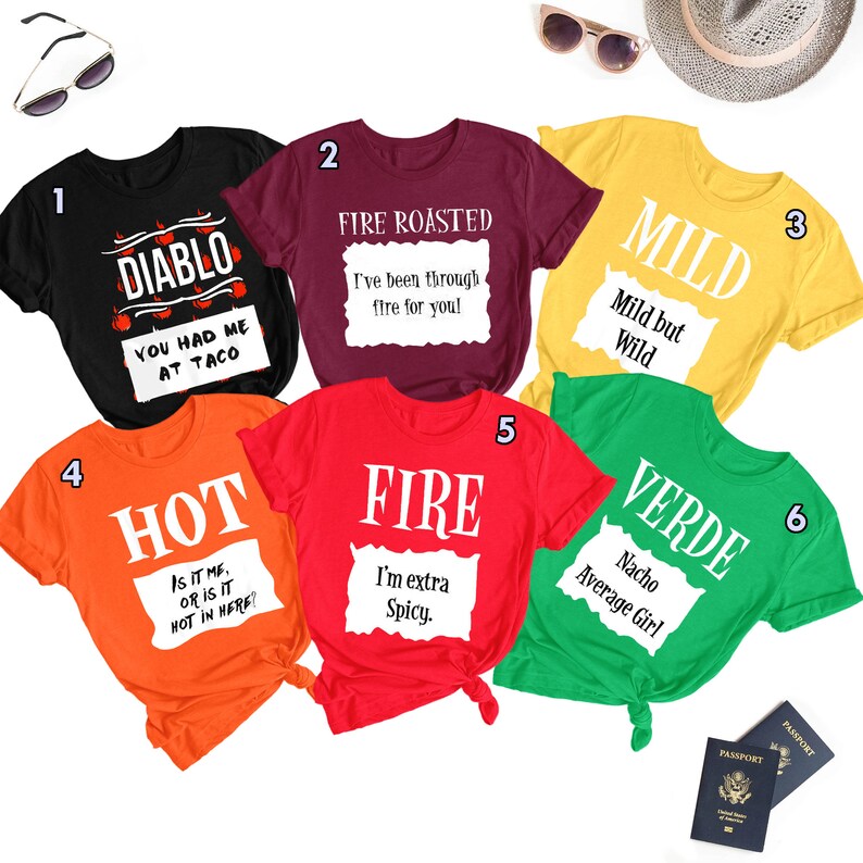 Taco Sauce Family Matching Shirts Taco Sauce Group Shirts Etsy