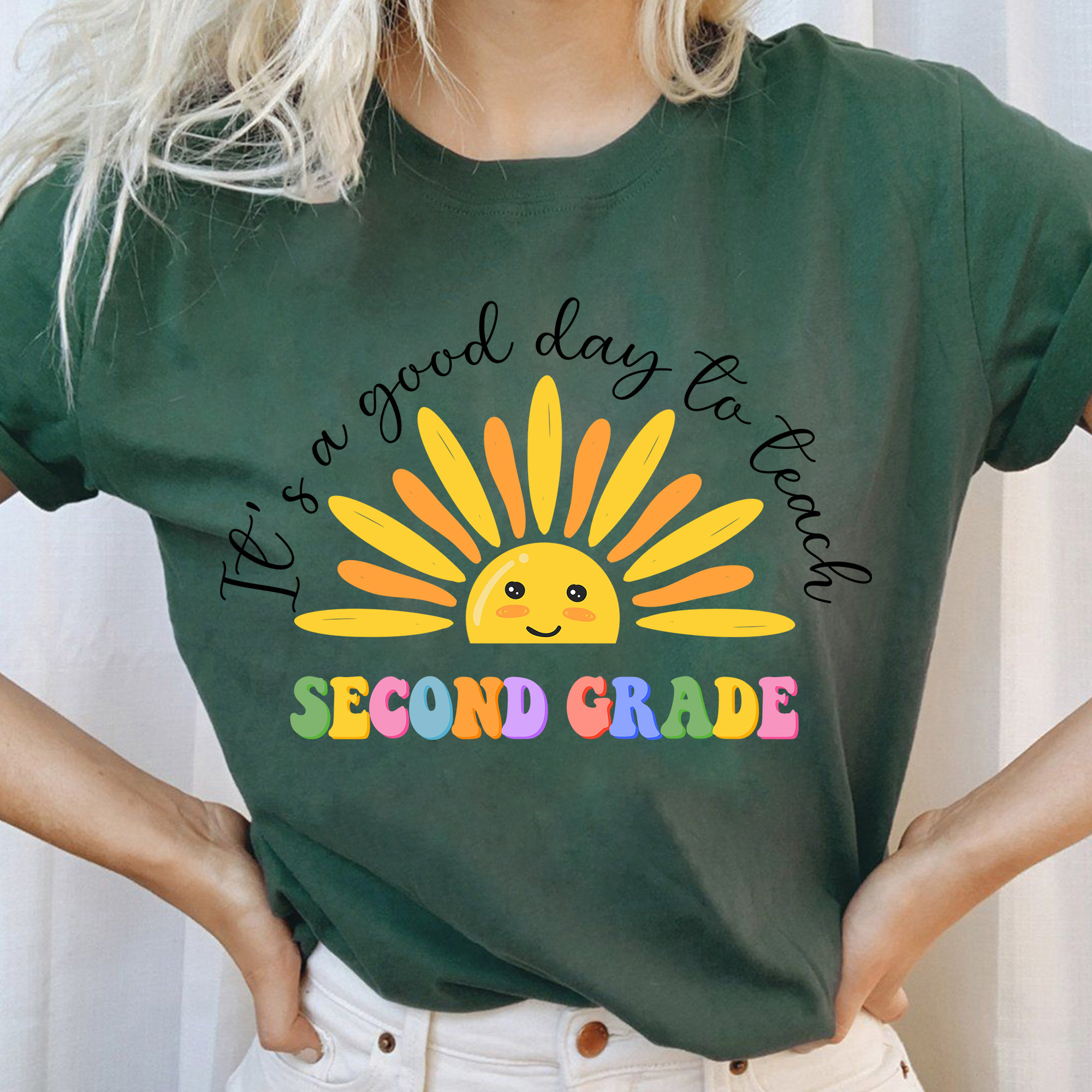 Good to Teach Second Grade T-shirt Second Etsy