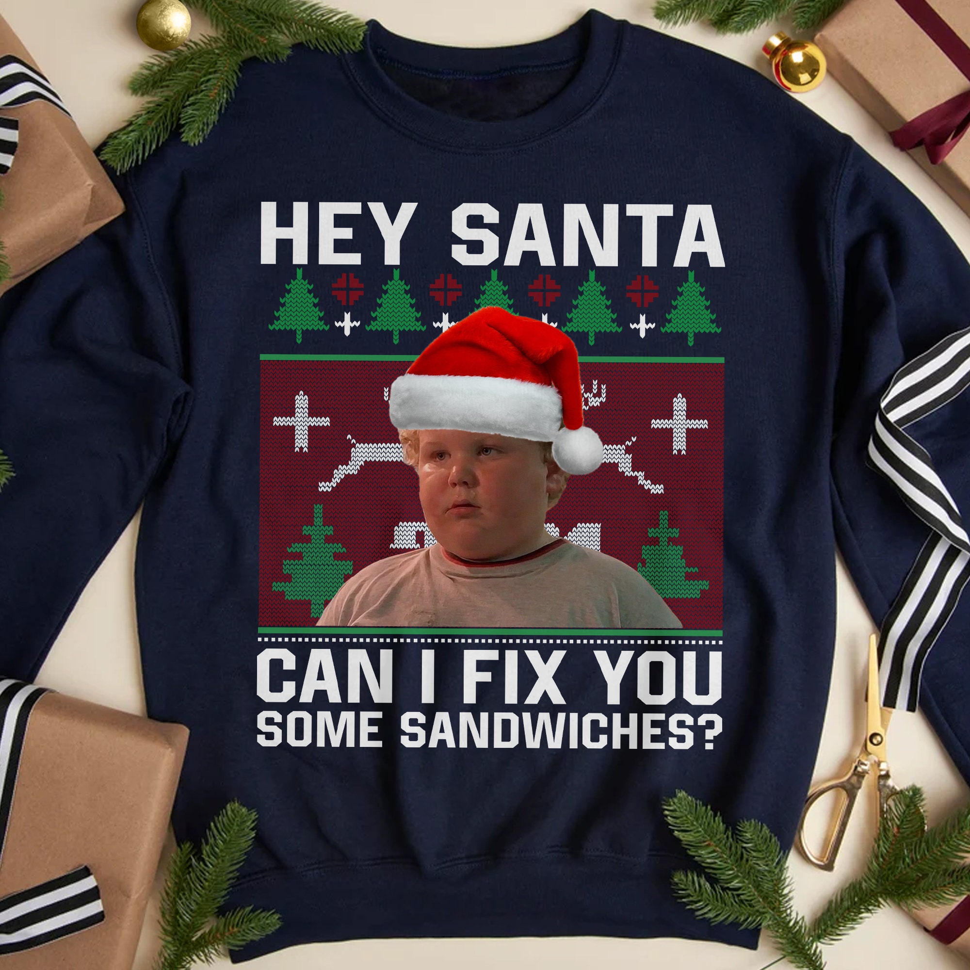 Discover Bad Santa Hey Santa Can I Fix You Some Sandwiches Sweatshirt