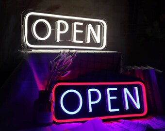Open Led Sign, Open Led Sign, Wall Decor, Bar Neon Sign, Custom Neon ...