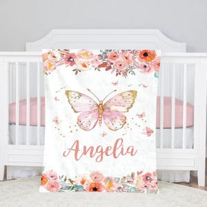 Personalized Custom Blanket, Baby Girl Blanket, Name Blanket, Girl Blanket Gift, Baby Blanket, Kids Blanket, Personalized Gift, Custom Gift