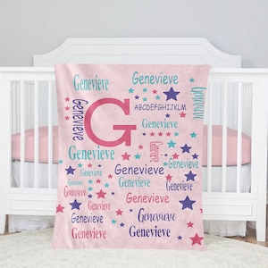 Kids Name Blanket, Personalized Name Blanket, Baby Name Blanket, Kids Christmas Gift, Soft Blanket with Name, Name Blanket for Boy, Girl