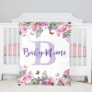 Personalized Name Blanket, Youth Blanket, Minky Kids Blanket, Baby Shower Gift, Custom Name Blanket, Name Initial Customizable Blanket
