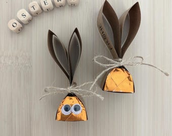 DIY Easter Bunny Printable Template Ferrero Küsschen Mon Chérie • Instant PDF Download • Last Minute Gift • Easter • Colleagues | Educators, etc.
