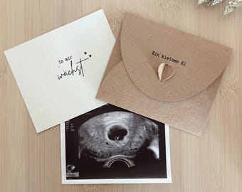 Druckvorlage Ostern Schwangerschaft verkünden Ultraschallbild • Überraschung zum Ausdrucken • DIY Printable • Neuanfang inkl. Anleitung