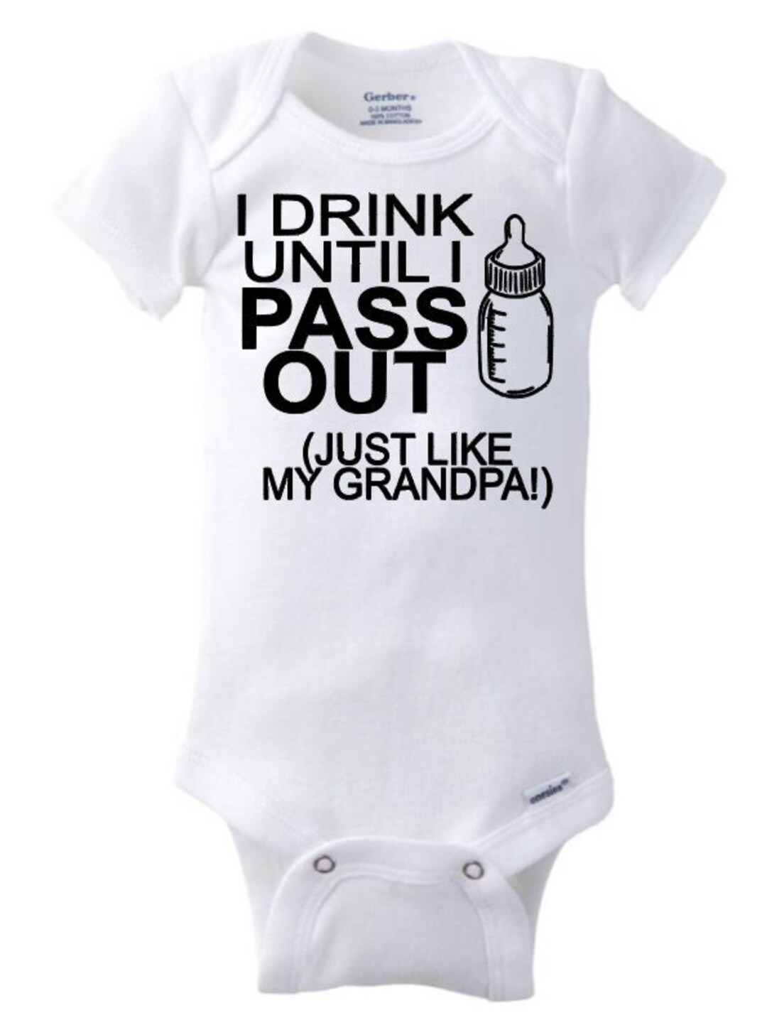 Just Like Grandpa Onesie® Funny Baby Onesies® Baby Shower Etsy