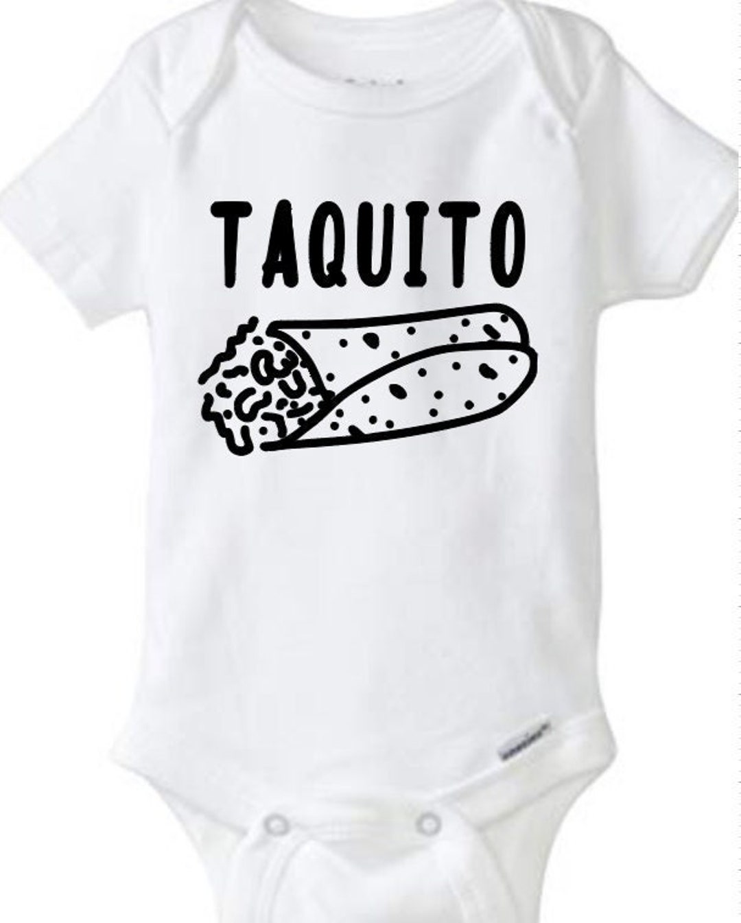 Taquito Onesie®, Funny Baby Onesies®, Baby Shower Gift, Baby Announcement, Baby Gift, Game SEO