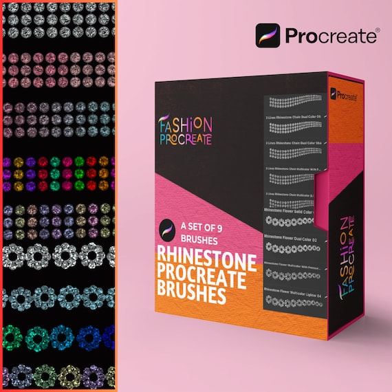 Procreate Brush Buy on Etsy | Rhinestone Brush Set  | Rhinestone Procreate Brush | Procreate Brush | Procreate Brush Set | Diamond Brush