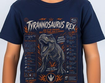 Tyrannosaurus Rex Kids Tee | Dinosaur Shirt, T-Rex Tshirt | Cool Dino | Boys Dinosaur | Apex Predator, Prehistoric Tee, Kids graphic tee
