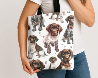 Deutsch Kurzhaar Pointer Tragetasche, süßes Hündchen Liebhaber Geschenk, Mama Hundetasche, Haustier Besitzer Tasche, Hundemama Geschenk, Hunderasse Tragetasche