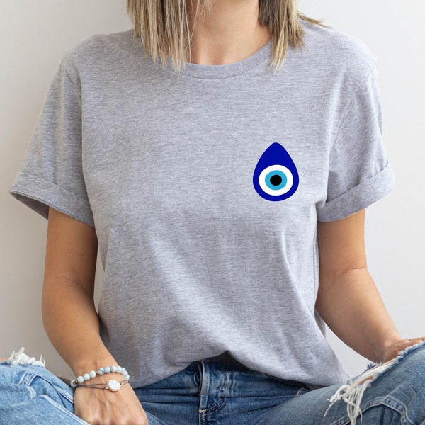 Evil Eye Shirts, Evil Eye Of Protection Shirt, Eye T-shirt, All Seeing Eye Shirt, Celestial T-Shirt, Positive Shirt, Pocket Eye T-Shirt.