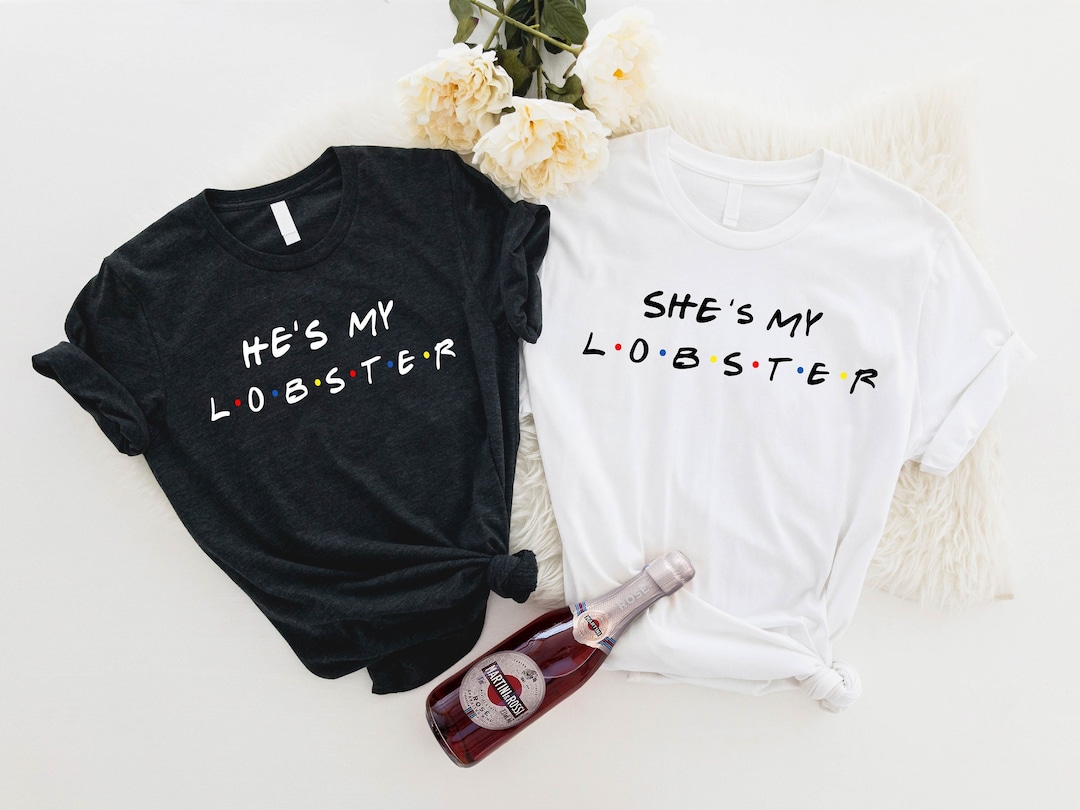 He's My Lobster, She's My Lobster Couple Shirt, Wife and Husband Shirt