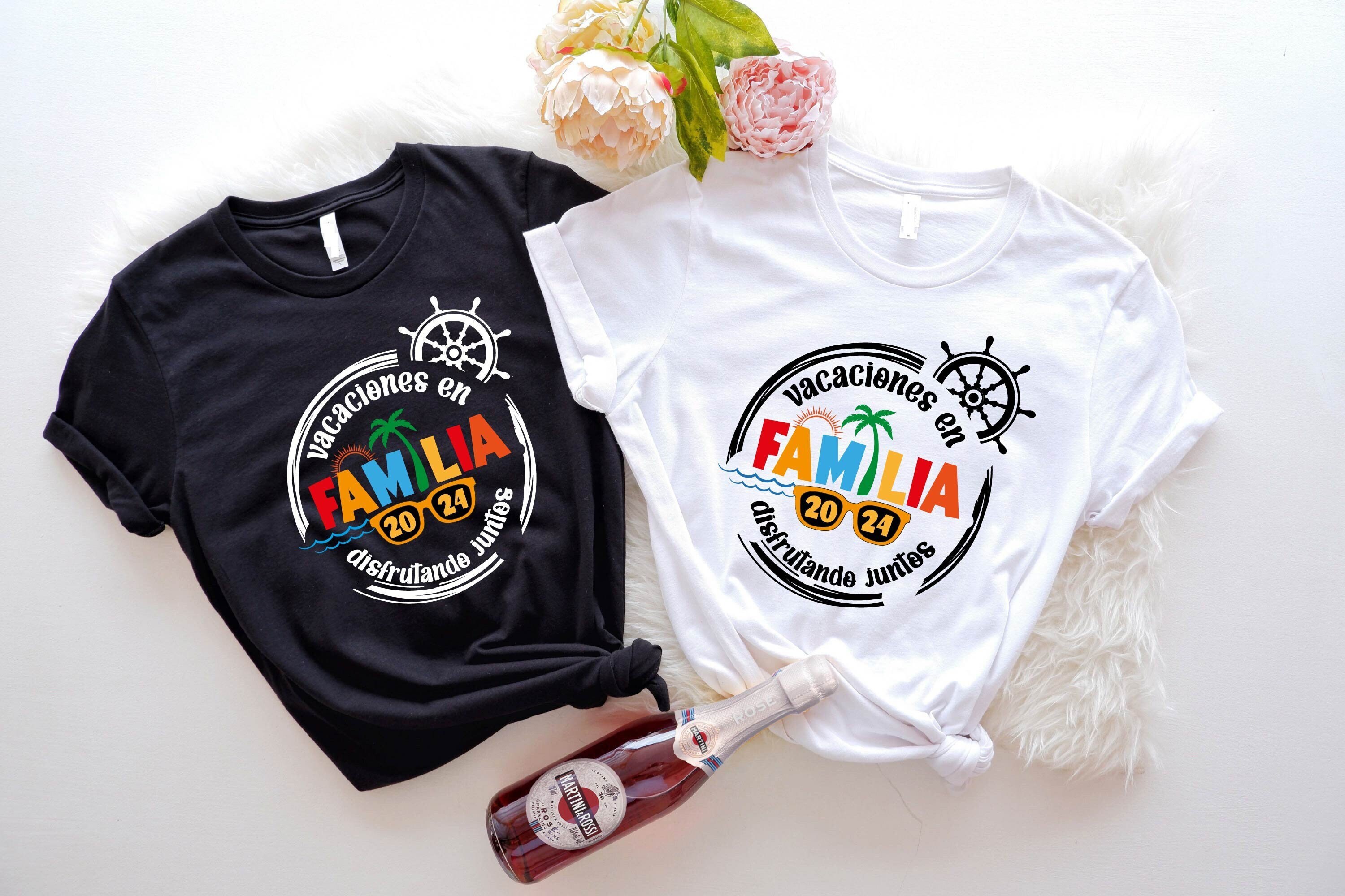 Discover Vacaciones en Familia 2024 Shirt, Matching Family Vacation 2024 Tshirt, Spanish Vacation Shirt, Mexico Summer Shirt, Mexico Family Shirt.