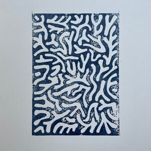 Block Print, Coral