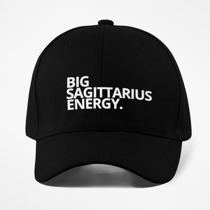 Big Sagittarius Energy | Sagittarius Hat | Zodiac Hat | Adult Birthday Hat