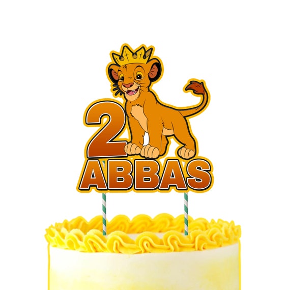 LION KING CAKE Topper Etsy