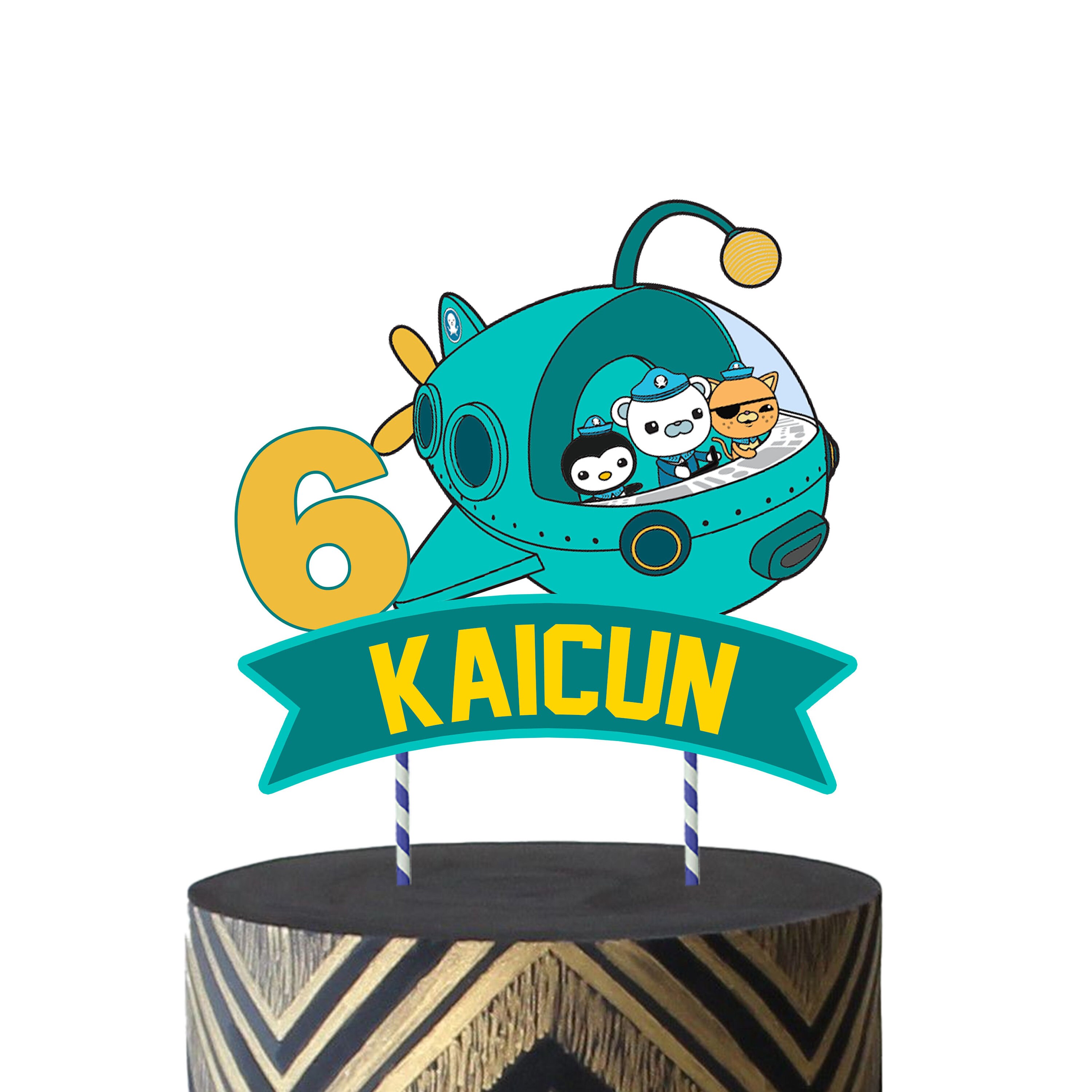 OCTONAUTS CAKE TOPPER - Etsy