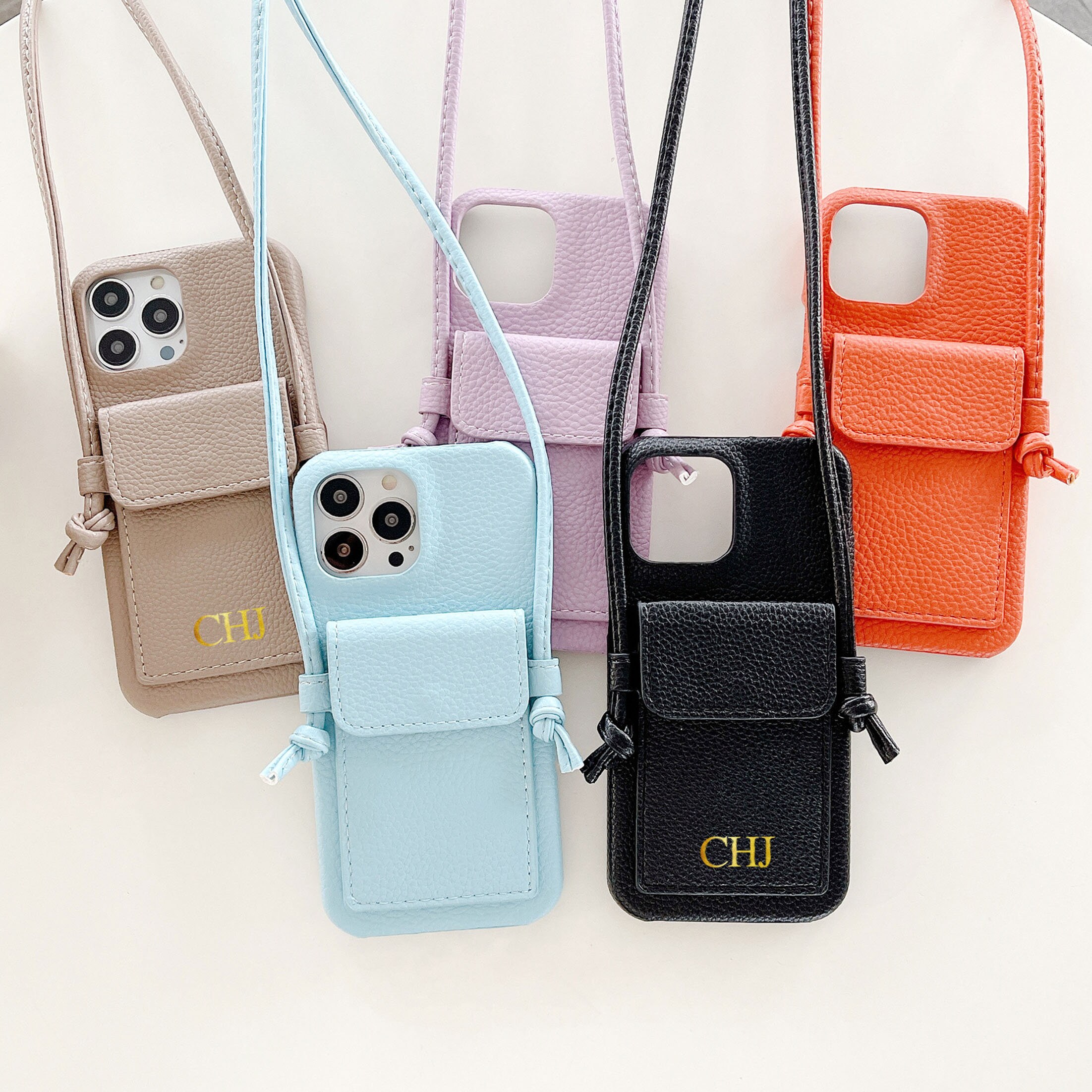 Crossbody Chain Strap Card Wallet Case Cover For iPhone 13 Pro Max