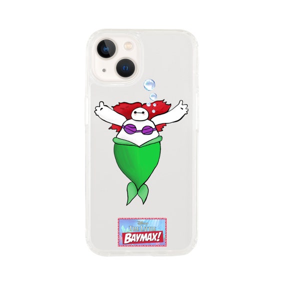Baymax x The Little Mermaid Digitally Painted Phone Case for Apple iPhone  13, 12, 12 Pro 11, SE, XR, X, XS, 8,