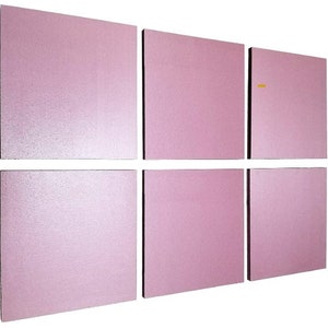 Pink Foam Board 1/2" Thick (6 Pieces-1sqft Each) Foamular  Insulation Boards for Craft, Diorama, Minatures, or Window, Wall Coverings.