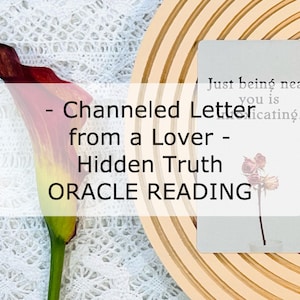 Drei Karten - Orakel Lesung am selben Tag > Channeled Liebesbrief > versteckte Wahrheit geschrieben Antwort Messenger allgemeine Tarot Lesung Messenger