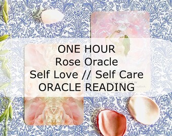 One Hour Self Care Reading > Rose Oracle // One Card > single card written response messenger clear blockage learn to love self