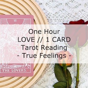Une heure de lecture de tarot > LOVE - Comment ils se sentent vraiment // Une carte > une seule carte réponse écrite messager général sentiments réels honnêtes