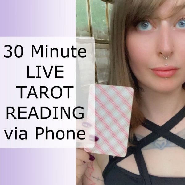 Live Tarot Reading > Thirty Minute 1:1 Phone Call Session > interactive question and answer intuitive tarot and spiritual life coaching