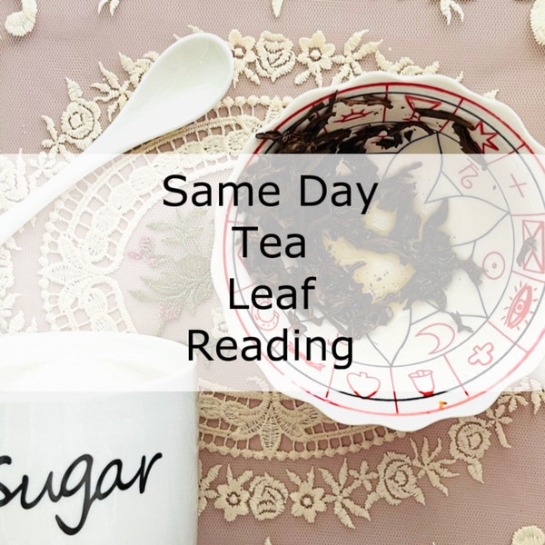 Same Day Tea Leaf Reading > General OR One Question > written response messenger question and answer with photo tea leaves divination cup