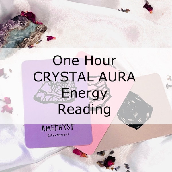 One Hour Energy Reading > Crystal Oracle Channeled Energy Reading // One Card > single card intuitively chosen aura love money any topic