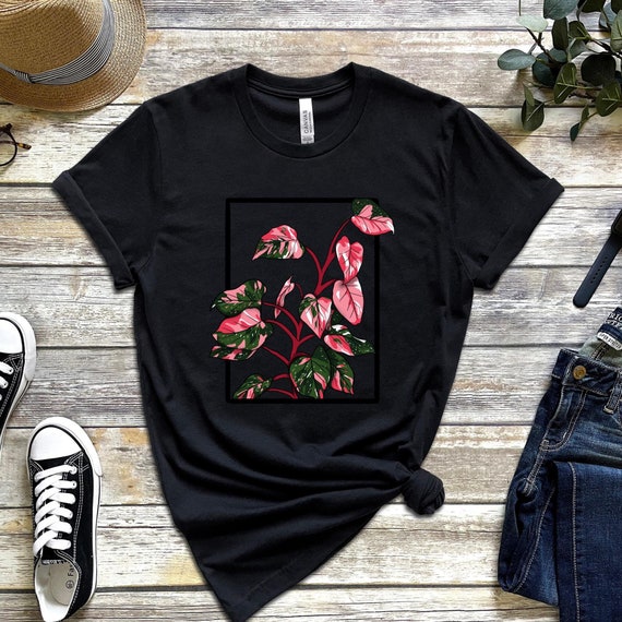 Pink Princess Philodendron Shirt - Botanical Tee for Plant Enthusiasts