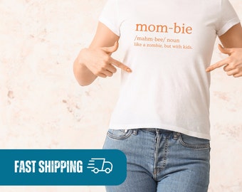 Mombie Shirt, Halloween Family Shirts, Mom Halloween Shirt, Spooky Shirts, Eco-Friendly Tee, Birthday Tee, Gift For Her, Gift For Him