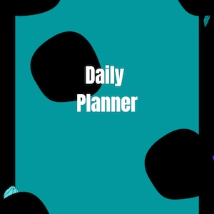 Planificateur numérique quotidien créatif et imprimable pour la productivité et l’organisation