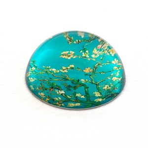 Value Arts Van Gogh Mandelblomma Kristallglas Kupol Pappersvikt
