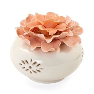 Value Arts Porcelain Soft Pink Peony Fragrance Diffuser