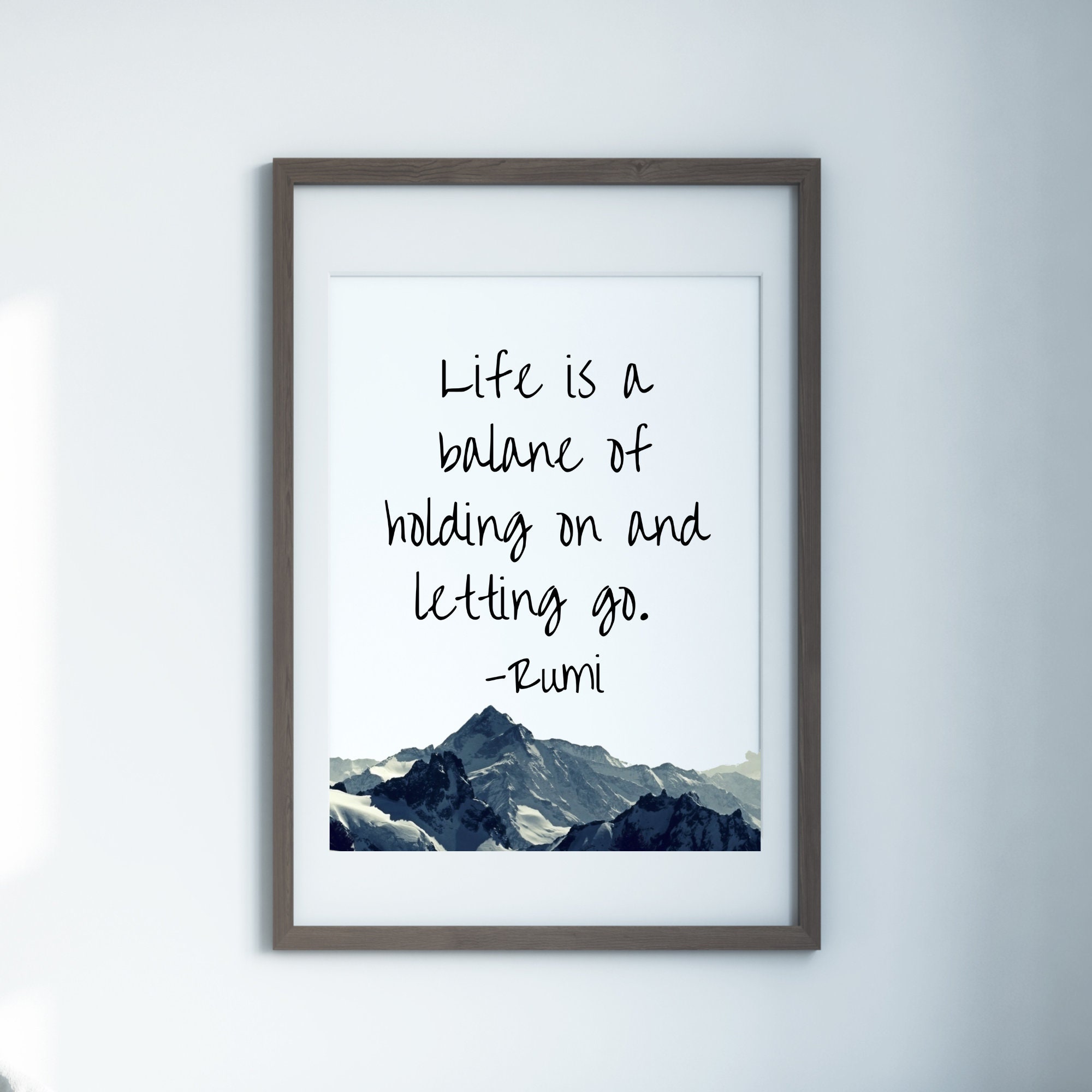 Buy Life Goes on Quote Online In India - Etsy India, image size:2000x2000