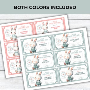 Editable Printable Easter Bunny Bucks, Easter Bunny Dollar Bill, Personalized Canva Template, Easter Egg Filler, Kids Easter Activity Coupon, easter egg suffer, personalized easter tag, easter coupon, easter printable, printable money, cute bunny