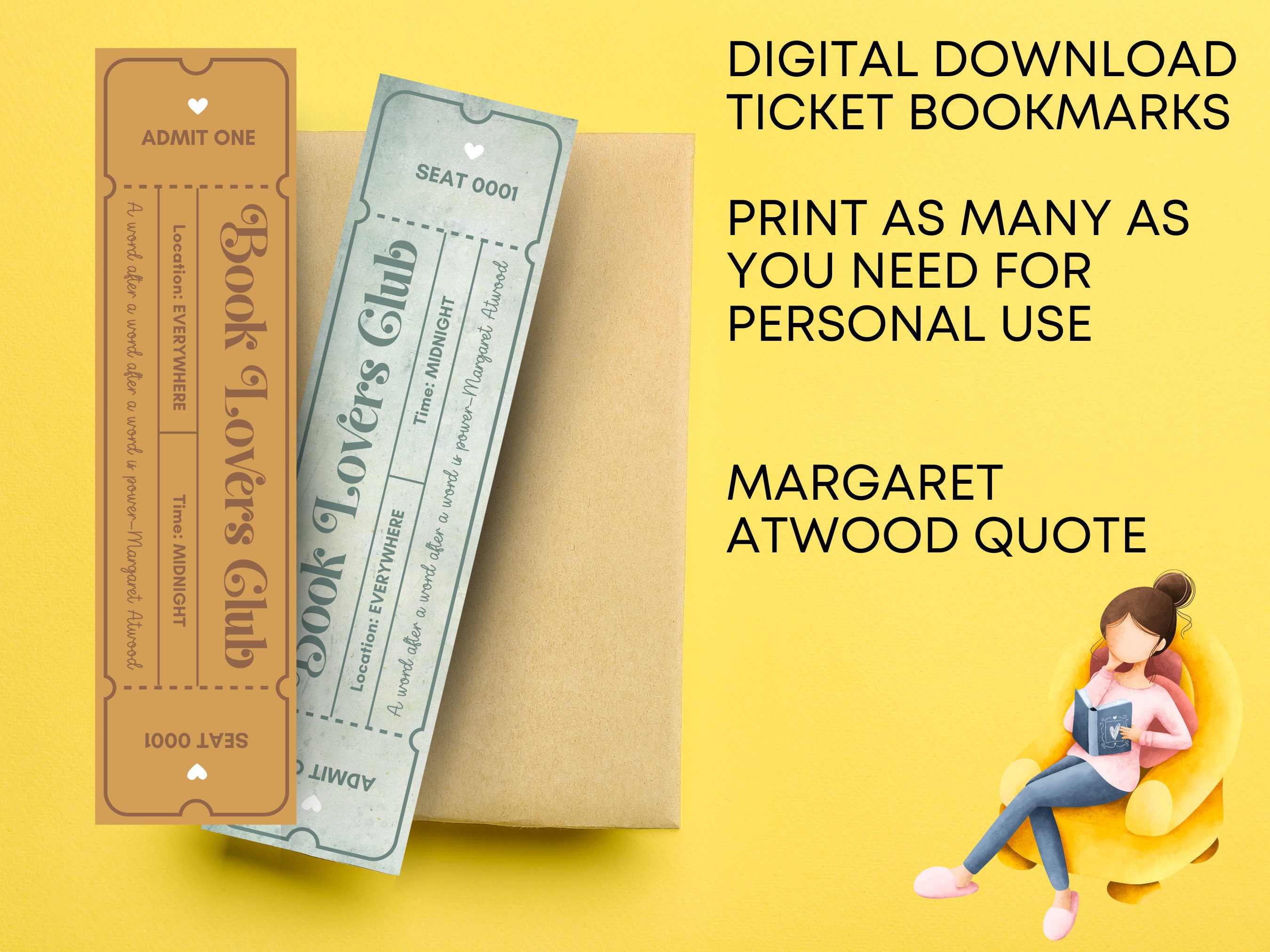 Book Lovers Club Bookmark Gift For Book Lover Book Club Etsy Canada